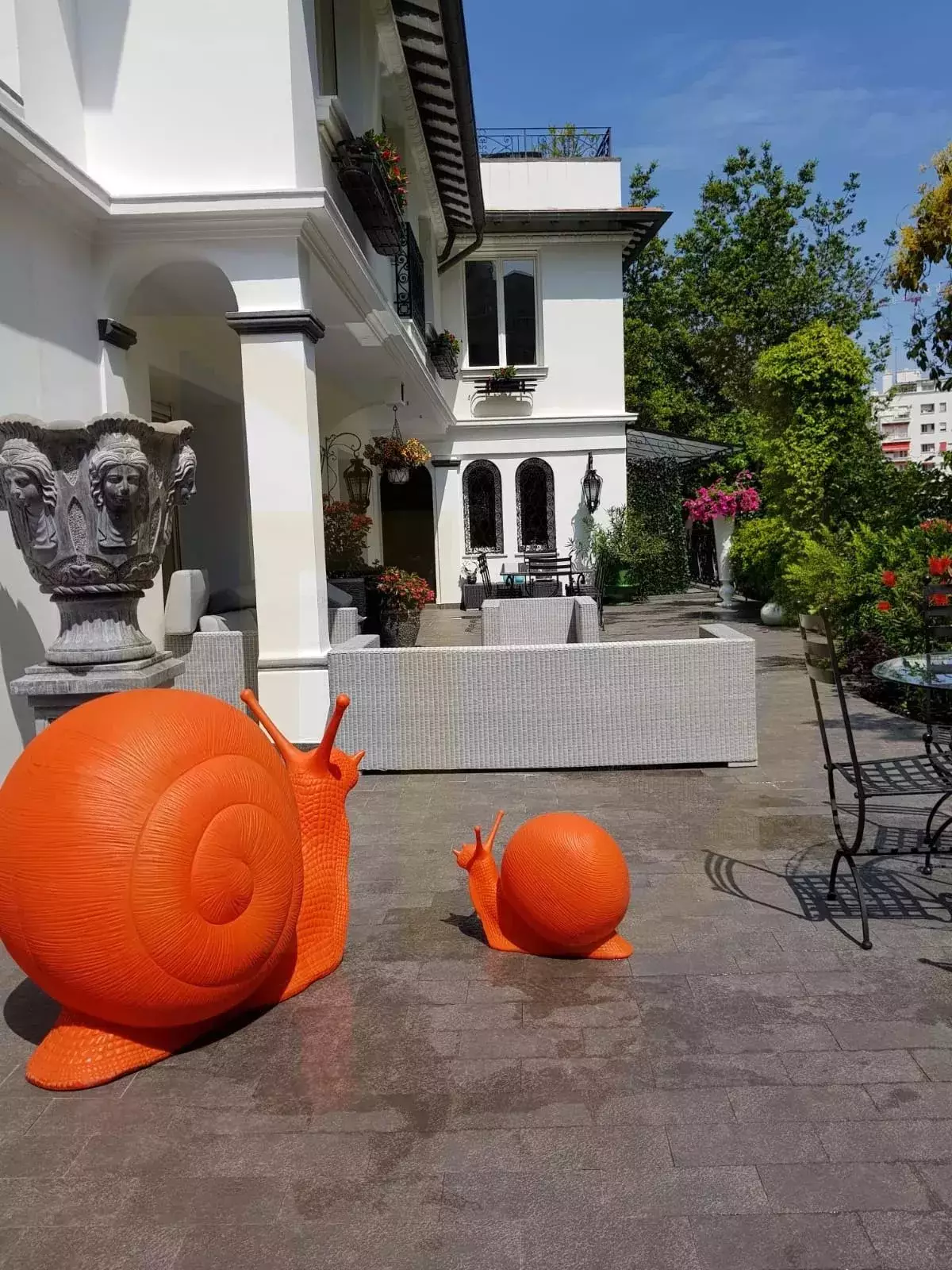 Outdoor seating